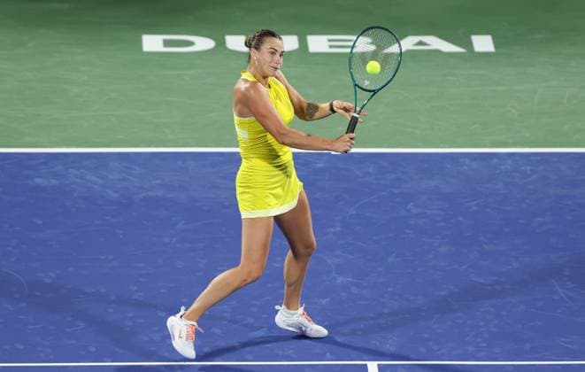 Aryna Sabalenka, Dubai Duty Free Tennis Championships, Dubai, U.A.E. Copyright: xJuergenxHasenkopfx