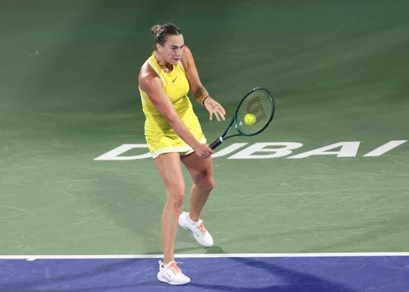 Aryna Sabalenka, Dubai Duty Free Tennis Championships, Dubai, U.A.E. Copyright: xJuergenxHasenkopfx