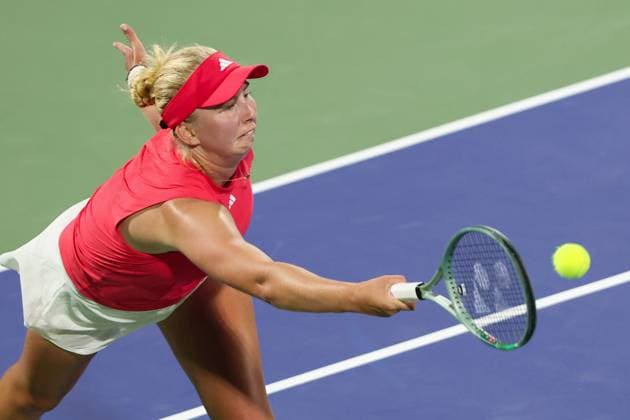 Clara Tauson (DEN), Dubai Duty Free Tennis Championships, Dubai, U.A.E. Copyright: xJuergenxHasenkopfx