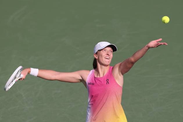 Iga Swiatek (POL), Dubai Duty Free Tennis Championships, Dubai, U.A.E. Copyright: xJuergenxHasenkopfx