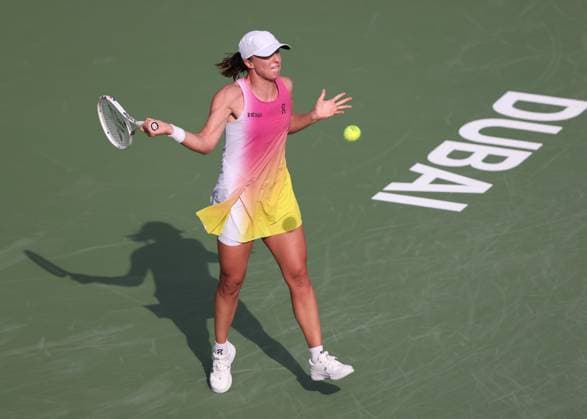 Iga Swiatek (POL), Dubai Duty Free Tennis Championships, Dubai, U.A.E. Copyright: xJuergenxHasenkopfx