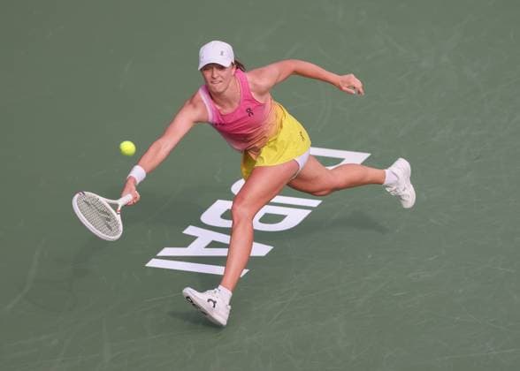 Iga Swiatek (POL), Dubai Duty Free Tennis Championships, Dubai, U.A.E. Copyright: xJuergenxHasenkopfx