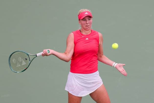 Clara Tauson (DEN), Dubai Duty Free Tennis Championships, Dubai, U.A.E. Copyright: xJuergenxHasenkopfx