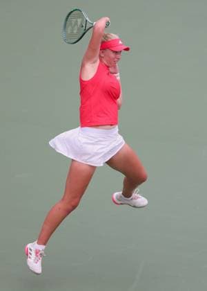 Clara Tauson (DEN), Dubai Duty Free Tennis Championships, Dubai, U.A.E. Copyright: xJuergenxHasenkopfx