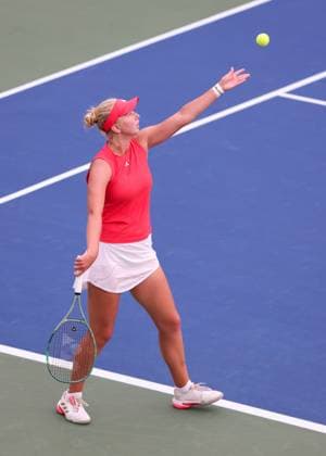 Clara Tauson (DEN), Dubai Duty Free Tennis Championships, Dubai, U.A.E. Copyright: xJuergenxHasenkopfx