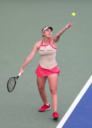 Linda Noskova (CZE), Dubai Duty Free Tennis Championships, Dubai, U.A.E. Copyright: xJuergenxHasenkopfx