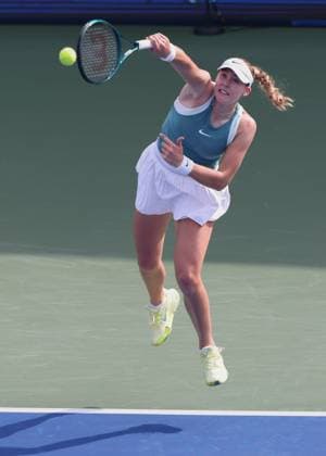 Mirra Andreeva, Dubai Duty Free Tennis Championships, Dubai, U.A.E. Copyright: xJuergenxHasenkopfx