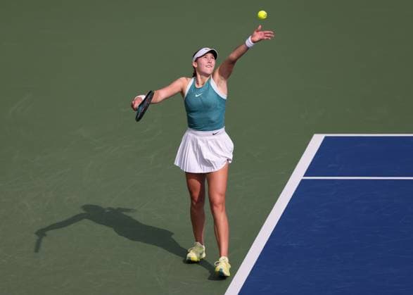 Mirra Andreeva, Dubai Duty Free Tennis Championships, Dubai, U.A.E. Copyright: xJuergenxHasenkopfx
