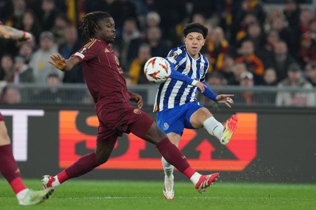 Porto& x2019;s Pepe during the UEFA Europa League between Roma and Porto at the Olympic Stadium in Rome, Italy - Thursday 20 February 2025 - Soccer  Copyright: xAlfredoxFalcone LaPressex
