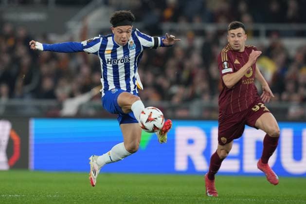 Porto& x2019;s Pepe during the UEFA Europa League between Roma and Porto at the Olympic Stadium in Rome, Italy - Thursday 20 February 2025 - Soccer  Copyright: xAlfredoxFalcone LaPressex