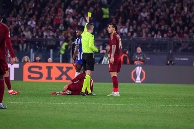 UEFA Europa League Football Match - 2024 25 Roma vs Porto 20 02 2025 Rome, Stadio Olimpico, football match valid for UEFA Europa League 2024 25 between AS Roma vs FC Porto In photo: Leandro Pederes of roma AS ROMA Stadium Olimpic Lazio ITALY Copyright: xFABIOxSASSO FPAxFabioxSasso FPAx Roma Porto2025_02_20Fabio Sasso3479