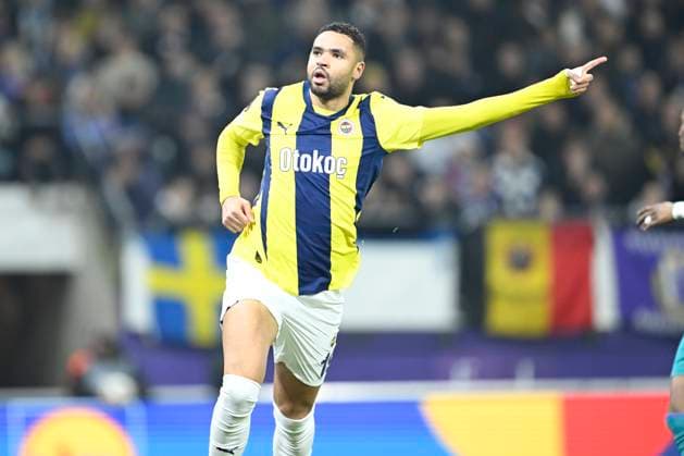 RSC Anderlecht v Fenerbahce - UEFA Europa League ANDERLECHT, BELGIUM - FEBRUARY 20 : Youssef En-Nesyri forward of Fenerbahce celebrating scoring a goal during the UEFA Europa League 2024 25 knockout phase play-off match second leg between RSC Anderlecht and Fenerbahce on February 20, 2025 in Anderlecht, Belgium, 20 02 2025 Anderlecht Belgium  Copyright: xNicoxVereeckenx