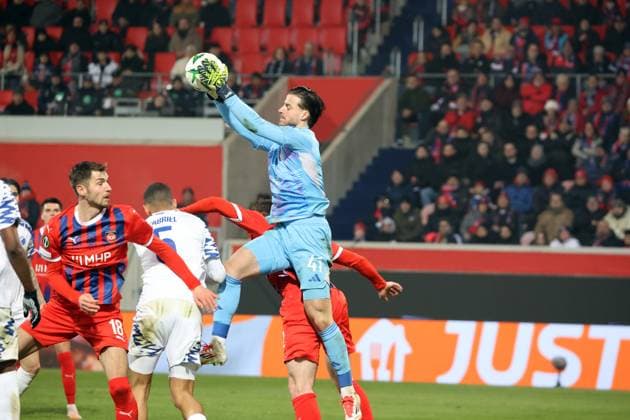 20.02.25 1. FC Heidenheim - FC Kopenhagen Deutschland, Heidenheim, 20.02.2025, Fussball, Europa Conference League, 1. FC Heidenheim - FC Kopenhagen: Diant Ramaj (FC Kopenhagen).