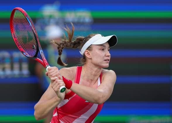 Elena Rybakina (KAZ), Dubai Duty Free Tennis Championships, Dubai, U.A.E. Copyright: xJuergenxHasenkopfx