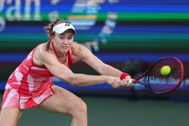 Elena Rybakina (KAZ), Dubai Duty Free Tennis Championships, Dubai, U.A.E. Copyright: xJuergenxHasenkopfx