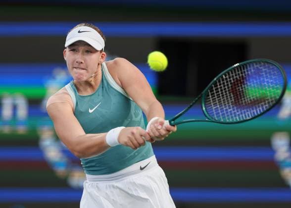 Mirra Andreeva, Dubai Duty Free Tennis Championships, Dubai, U.A.E. Copyright: xJuergenxHasenkopfx
