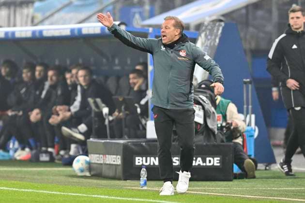 GER; 2. FBL,, Hamburger SV vs 1.FC Kaiserslautern 21.02.2025, Volksparkstadion, Hamburg, GER; 2. FBL, Hamburger SV vs 1.FC Kaiserslautern im Bild Trainer Markus Anfang (Kaiserslautern)