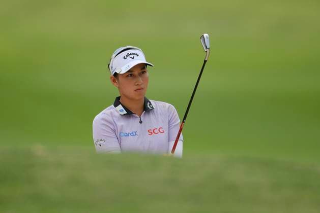 LPGA, Golf Damen Thailand 2025 Jeeno Thitikul of Thailand is playing her approach shot during the Round 3 of the Honda LPGA Thailand 2025 at Siam Country Club Old Course on February 22, 2025 in Pattaya, Chonburi, Thailand. Pattaya Chonburi Thailand  Copyright: xVachiraxVachirax originalFilename:kalong-lpgathai250222_npqpY.jpg