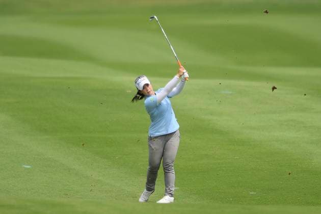 LPGA, Golf Damen Thailand 2025 Moriya Jutanugarn of Thailand is playing her approach shot during the Round 3 of the Honda LPGA Thailand 2025 at Siam Country Club Old Course on February 22, 2025 in Pattaya, Chonburi, Thailand. Pattaya Chonburi Thailand  Copyright: xVachiraxVachirax originalFilename:kalong-lpgathai250222_npZE5.jpg