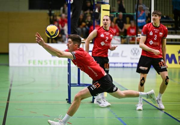 Volleyball 2. Bundesliga Saison 2024 2025 22.02.2024 TV Rottenburg - SV Schwaig Maik Trautmann (TV Rottenburg)