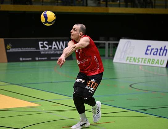 Volleyball 2. Bundesliga Saison 2024 2025 22.02.2024 TV Rottenburg - SV Schwaig Moritz Rauber (TV Rottenburg)
