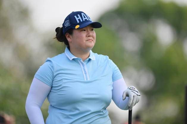 LPGA, Golf Damen Thailand 2025 Angel Yin of the USA looks on during round 4 of the Honda LPGA Thailand 2025 at Siam Country Club Old Course in Pattaya, Chonburi, Thailand, on February 23, 2025. Pattaya Chonburi Thailand  Copyright: xVachiraxVachirax originalFilename:kalong-lpgathai250223_npe5J.jpg