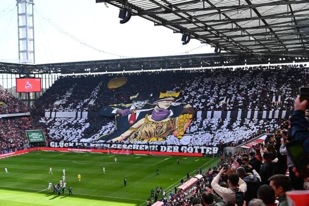 COLOGNE, GERMANY - 23 FEBRUARY, 2025: + - The football match of 2.Bundesliga 1.FC Koeln vs Fortuna Duesseldorf 1895 at Rhein Energie Stadion.  Copyright: xVITALIIxKLIUIEVx