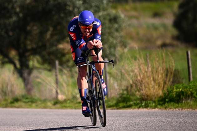 2025 Volta Algarve cycling race - Stage 5 MALHAO, PORTUGAL - FEBRUARY 23 : Degenkolb John (GER) of Team Picnic PostNL during stage 5, an individual time trial, of the 51th edition of the Volta Algarve cycling race, with start in Salir and finish in Malhao on February 23, 2025 in Malhao, Portugal, 23 02 2025 ( Motordriver Kenny Verfaillie - Malhao Portugal  Copyright: xTomasxSiskx