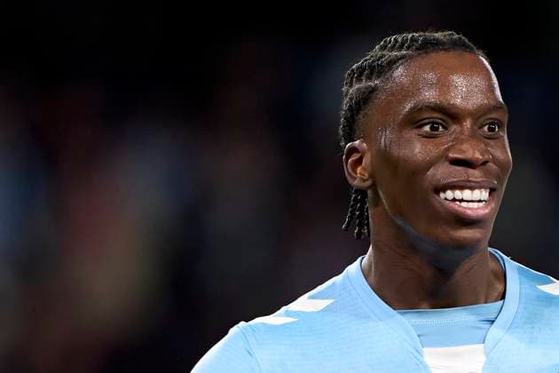 RC Celta de Vigo v CA Osasuna - La Liga EA Sports Ilaix Moriba of RC Celta de Vigo reacts during the La Liga EA Sports match between RC Celta de Vigo and CA Osasuna at Estadio Abanca Balaidos in Vigo, Spain, on February 21, 2025. Vigo, Spain Vigo Spain  Copyright: xJosexManuelxAlvarezxReyx originalFilename:alvarezrey-notitle250221_npxrK.jpg