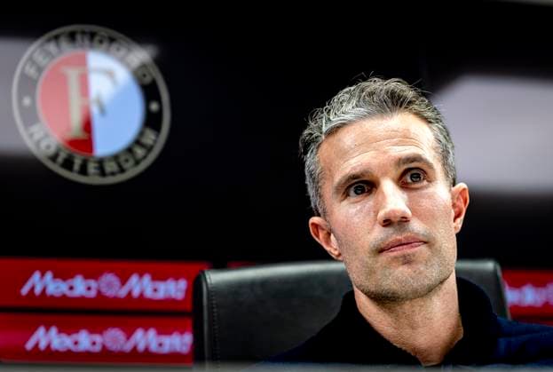 Sport Themen der Woche KW09 Sport Bilder des Tages Presentation of Robin van Persie as trainer Feyenoord at the Stadium De Kuip for the Dutch Eredivisie season 2024-2025 in ROTTERDAM, Netherlands on 24 february 2025, (photo by Marcel van Dorst EYE4images