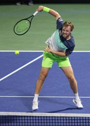 Kevin Krawietz und Tim Puetz, Herren Doppel, Men s Doubles, Dubai Duty Free Tennis Championships, Dubai, U.A.E. Tennis - Dubai Tennis Championships 2025 - ATP, Tennis Herren - Dubai Duty Free Tennis Stadium - Dubai - - United Arab Emirates - 24 February 2025. Copyright: xJuergenxHasenkopfx