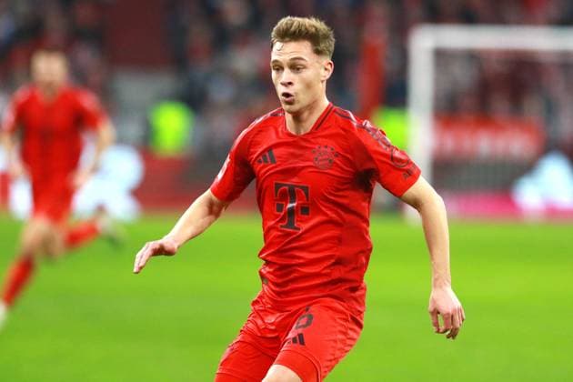 6 Joshua Kimmich (FCB) Portraet, Portrait, Fussball 1. BL FC Bayern München - Eintracht Frankfurt 23.02.2025 Allianz Arena FOTO: Mladen Lackovic LakoPress
