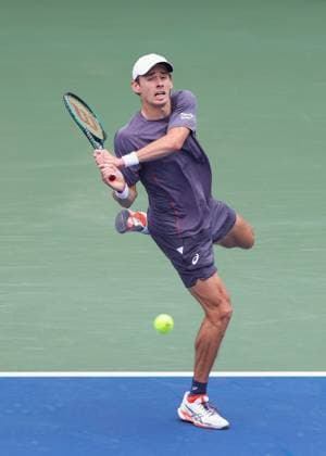 Alex De Minaur (AUS), Dubai Duty Free Tennis Championships, Dubai, U.A.E. Tennis - Dubai Tennis Championships 2025 - ATP, Tennis Herren - Dubai Duty Free Tennis Stadium - Dubai - - United Arab Emirates - 25 February 2025. Copyright: xJuergenxHasenkopfx
