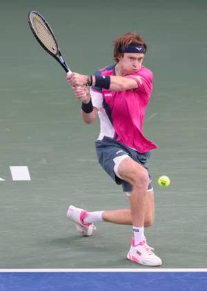 Andrey Rublev, Dubai Duty Free Tennis Championships, Dubai, U.A.E. Tennis - Dubai Tennis Championships 2025 - ATP, Tennis Herren - Dubai Duty Free Tennis Stadium - Dubai - - United Arab Emirates - 25 February 2025. Copyright: xJuergenxHasenkopfx