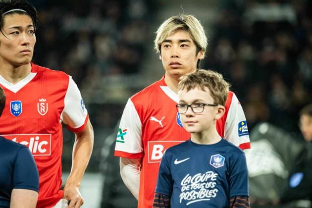 FOOTBALL : SCO Angers vs Stade de Reims - Coupe de France - Quart de Finale - 25 02 2025 Junya Ito (Stade de Reims) AngersFrance  Copyright: xBaptistexAutissierx