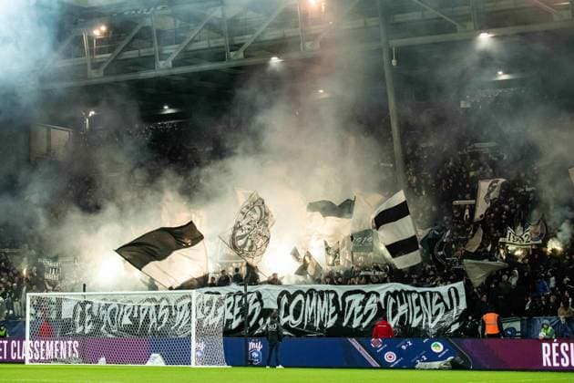 FOOTBALL : SCO Angers vs Stade de Reims - Coupe de France - Quart de Finale - 25 02 2025 Supporters du Angers SCO - Ambiance AngersFrance  Copyright: xBaptistexAutissierx