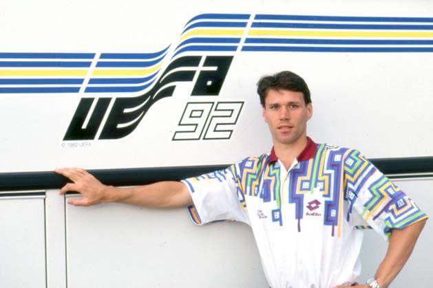 Archivbilder der Woche SPORT KW09 MARCO VAN BASTEN, Olanda, Holland, Euro 1992, Primo piano, Close up, Posa CAMPIONATI EUROPEI EURO SVEZIA 1992 OLANDA