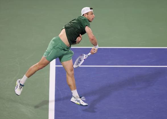 Tallon Griekspoor, Dubai Duty Free Tennis Championships, Dubai, U.A.E. Tennis - Dubai Tennis Championships 2025 - ATP, Tennis Herren 500 - Dubai Duty Free Tennis Stadium - Dubai - - United Arab Emirates - 26 February 2025. Copyright: xJuergenxHasenkopfx