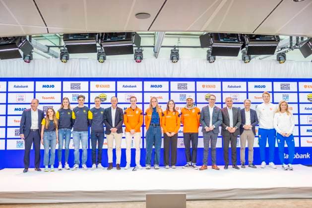 Rabobank new sponsor pressconference UTRECHT, NETHERLANDS - FEBRUARY 27 : Illustration picture with athletes during the Rabobank new sponsorship presentation pictured on February 27, 2025 in Utrecht, Netherlands, 27-02-25 Utrecht Netherlands  Copyright: xXavierxPironx