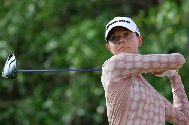 Sport Bilder des Tages HSBC Women s World Championship, WM, Weltmeisterschaft 2025 Esther Henseleit of Germany competes during round one of the HSBC Women s World Championship 2025 at Sentosa Golf Club in Singapore, on February 27, 2025. Singapore Singapore  Copyright: xSuhaimixAbdullahx originalFilename:abdullah-notitle250227_npdqb.jpg