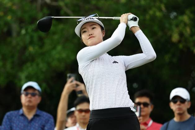 HSBC Women s World Championship, WM, Weltmeisterschaft 2025 Grace Kim of Australia competes during round one of the HSBC Women s World Championship 2025 at Sentosa Golf Club in Singapore, on February 27, 2025. Singapore Singapore  Copyright: xSuhaimixAbdullahx originalFilename:abdullah-notitle250227_npy7z.jpg
