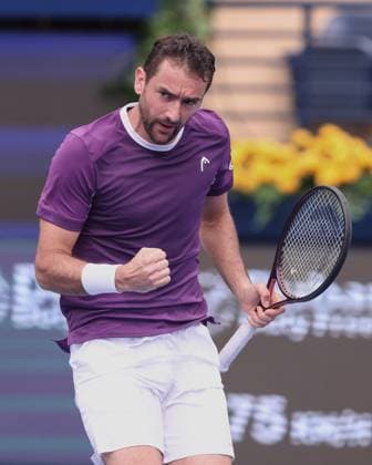 Marin Cilic (CRO) macht die Faust und jubelt,Jubel, Freude,Emotion, Dubai Duty Free Tennis Championships, Dubai, U.A.E. Copyright: xJuergenxHasenkopfx