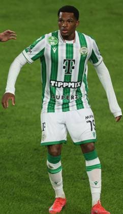 02.02.2025 Budapest(Hungary) Ferencvarosi TC FC Ferencvaros-MTK Budapest NB I Liga men s football Lenny Joseph Ferencvaros :
