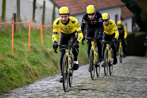 Flanders Classics opening weekend 2025 - training session 28 02 2025 GENT, BELGIUM - FEBRUARY 28 : Campenaerts Victor (BEL) of Team Visma - Lease a Bike pictured during a training session ahead of the Flanders Classics opening weekend with Omloop Het Nieuwsblad and Kuurne Brussel Kuurne on February 28, 2025 in Gent, Belgium, 28 02 2025 Gent Belgium  Copyright: xNicoxVereeckenx