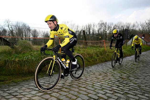 Flanders Classics opening weekend 2025 - training session 28 02 2025 GENT, BELGIUM - FEBRUARY 28 : Campenaerts Victor (BEL) of Team Visma - Lease a Bike pictured during a training session ahead of the Flanders Classics opening weekend with Omloop Het Nieuwsblad and Kuurne Brussel Kuurne on February 28, 2025 in Gent, Belgium, 28 02 2025 Gent Belgium  Copyright: xNicoxVereeckenx