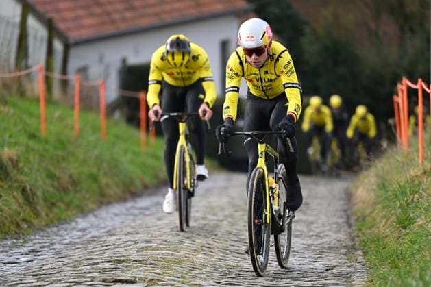 Flanders Classics opening weekend 2025 - training session 28 02 2025 GENT, BELGIUM - FEBRUARY 28 : Van Aert Wout (BEL) of Team Visma - Lease a Bike pictured during a training session ahead of the Flanders Classics opening weekend with Omloop Het Nieuwsblad and Kuurne Brussel Kuurne on February 28, 2025 in Gent, Belgium, 28 02 2025 Gent Belgium  Copyright: xNicoxVereeckenx