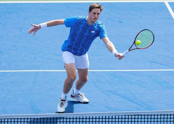 Harri Heliovaara (Kappe) und Henry Patten, Herren Doppel, Men s Doubles, Dubai Duty Free Tennis Championships, Dubai, U.A.E. Tennis - Dubai Tennis Championships 2025 - ATP, Tennis Herren 500 - Dubai Duty Free Tennis Stadium - Dubai - - United Arab Emirates - 28 February 2025. Copyright: xJuergenxHasenkopfx