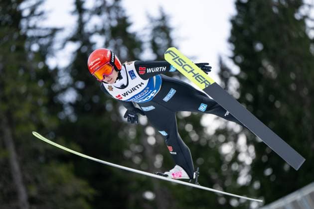 Sport Themen der Woche KW09 Sport Bilder des Tages SCHMID Katharina (Deutschland), NOR, FIS Nordische Ski Weltmeisterschaft Trondheim Granasen, Skispringen Frauen Normalschanze, Wettkampftag 2, Saison 2024 2025, 28.02.2025 NOR, FIS Nordische Ski Weltmeisterschaft Trondheim Granasen, Wettkampftag 2, Saison 2024 2025, 28.02.2025 Trondheim *** SCHMID Katharina Germany , NOR, FIS Nordic World Ski Championships Trondheim Granasen, Ski Jumping Women Normal Hill, Competition Day 2, Season 2024 2025, 28 02 2025 NOR, FIS Nordic World Ski Championships Trondheim Granasen, Competition Day 2, Season 2024 2025, 28 02 2025 Trondheim Copyright: xEibner-Pressefoto Memmlerx EP_MMR