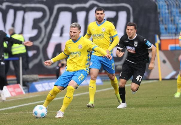 Eintracht BS vs SSV Ulm 1846 Braunschweig, 01.03.2025, Fußball, Saison 24 25, 2. Bundesliga, 24. Spieltag, Eintracht Braunschweig vs SSV Ulm 1846, Bild zeigt: Lino Tempelmann (BTSV, 20) Braunschweig