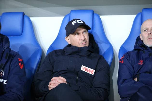 01.03.2025, xrekx, Fussball 2.Bundesliga, Karlsruher SC - 1.FC Köln v.l. Gerhard Struber Trainer (1.FC Koeln) (DFL DFB REGULATIONS PROHIBIT ANY USE OF PHOTOGRAPHS as IMAGE SEQUENCES and or QUASI-VIDEO) Karlsruhe